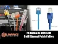 Monoprice Slimrun Cat6 Ethernet Patch Cables Compared AWG