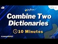 How to Combine Two Dictionaries in Python Program - in Hindi