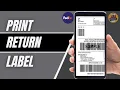 How To Print A Return Label For FedEx 2026 Print FedEx Return Shipping Label