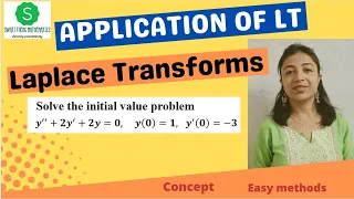 Solve initial value problem y 2y 2y 0 y 0 1 y 0 -3 using Laplace Transform Engineering math