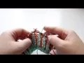 How To brk2tog brioche knit 2 together