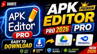 APK Editor Pro 2026 Premium APK File Editing Easy Modding Tutorial
