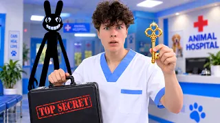 Никогда не открывай все секреты игры Animal Hospital ROBLOX в реальной жизни 3 серия
