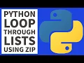 Python Programming - Loop Multiple Lists With Zip 2023