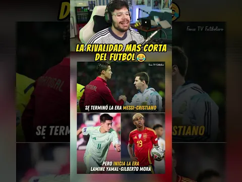 La rivalidad mas dispareja😂 #barcelona #lamineyamal #gilbertomora #realmadrid #lacobraaa