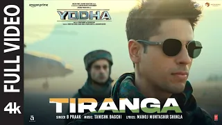 yodha tiranga full video sidharth malhotra raashii khanna tanishk bagchi b praak manoj m