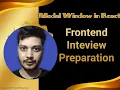 Frontend Machine Coding Interview Modal Window in React