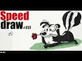 Speed draw Pepe Le Pew