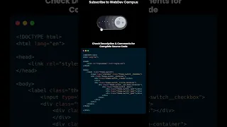 CSS Dark Mode Toggle Button with Animated Moon Sun Effect Source Code