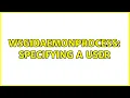 WSGIDaemonProcess specifying a user 2 Solutions