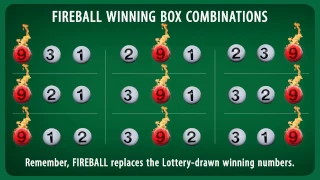 NJ Lottery Pick-3 Pick-4 Fireball Box Bet Type