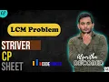 LCM Problem Striver CP Sheet Codeforces Competitive Programming