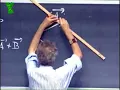 His Hand Doesn t Even Move - Crazy free-handed dotted lines by professor in college on a chalk board