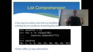 UCLA Collaboratory Python Workshop - Part 14 List Comprehension