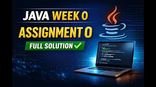 Programming In Java - NPTEL Week 0 Assignment 0 Solution