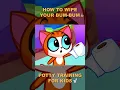 Download Lagu HOW TO WIPE YOUR BUM-BUM 💩 POTTY TRAINING FOR KIDS 🚽 😻Purr-Purr #educational #forkids