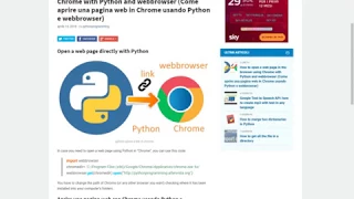 Open link in Chrome with Python and webbrowser
