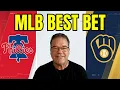Phillies vs Brewers 26 MLB Picks and Predictions Scott Rickenbach MLB Best Bets Betting Tips