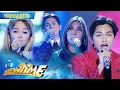TNT champions Janine Reiven Elaine and JM perform on It s Showtime It s Showtime