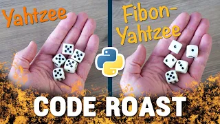 CODE ROAST Yahtzee - New Python Code Refactoring Series