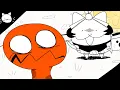 Courier Cat has a civil interaction with a Ginger Snache Battle Cats Animation