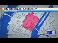 Gridlock alert days for the United Nations General Assembly