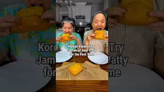 Korean Parents Try Jamaican Beef Patty for the First Time