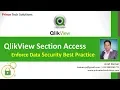 QlikView Tutorial Security best practices with Section Access