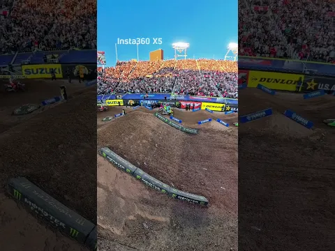 One more time from SLC with @insta360motorcycling 🎬 🎥- Insta360 X5 #SupercrossLIVE #Insta360X5