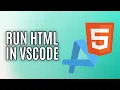 How to run HTML file on Visual Studio Code Full Guide