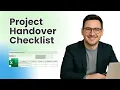 How To Create A Project Handover Checklist Template in Excel