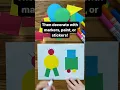 STEAM Shape Collage - Art and math belong together