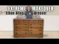 When a FREE Ethan Allen Dresser falls in your lap you give it a TOTAL makeover