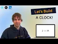 Let s Build A Clock Make a digital clock with Next js React Tailwind and TypeScript