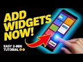 Android Widgets Made Easy Add Customise and Resize on Your Home Screen Step by Step Tutorial