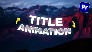 Download How To Make STUNNING Text Animations (Premiere Pro) MP3