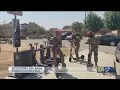 Fleet of electric scooters being distributed at Edwards Air Force Base on Friday