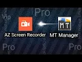 How to AZ Screen Recorder Premium with MT Manager 2025 new