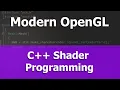Modern OpenGL C Shader Programming Getting Started