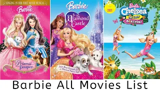 all barbie movies list 2001 2024 complete barbie movie collection