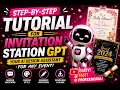 Create STUNNING Invitations Flyers Event Templates with This FREE ChatGPT GPT