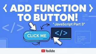 JavaScript Functions Explained Add a Function to a Button Part 3