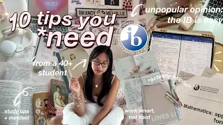 10 things I WISH I knew before IB TIPS ADVICE how i got a 42 FULL free notes and essays