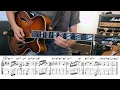 Thelonious Monk "'Round Midnight"  TAB譜 | Jazz Guitar