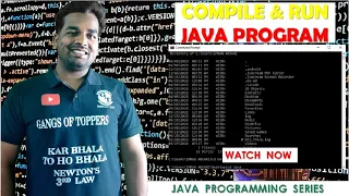 How to Compile and Run Java Program in Command Prompt CMD Using Notepad Gangs Of Toppers