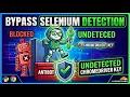 Bypassing Selenium Detection with Undetected ChromeDriver
