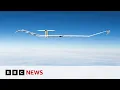 The solar-powered aircraft flying high in the atmosphere | BBC News