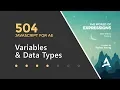 After Effects Expressions 504 - Variables Data Types