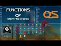 Functions of Operating System Operating System as Resource Manager Process Management Chapter 4