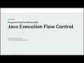 4 Java Execution Flow Control - Programming Fundamentals Farsi